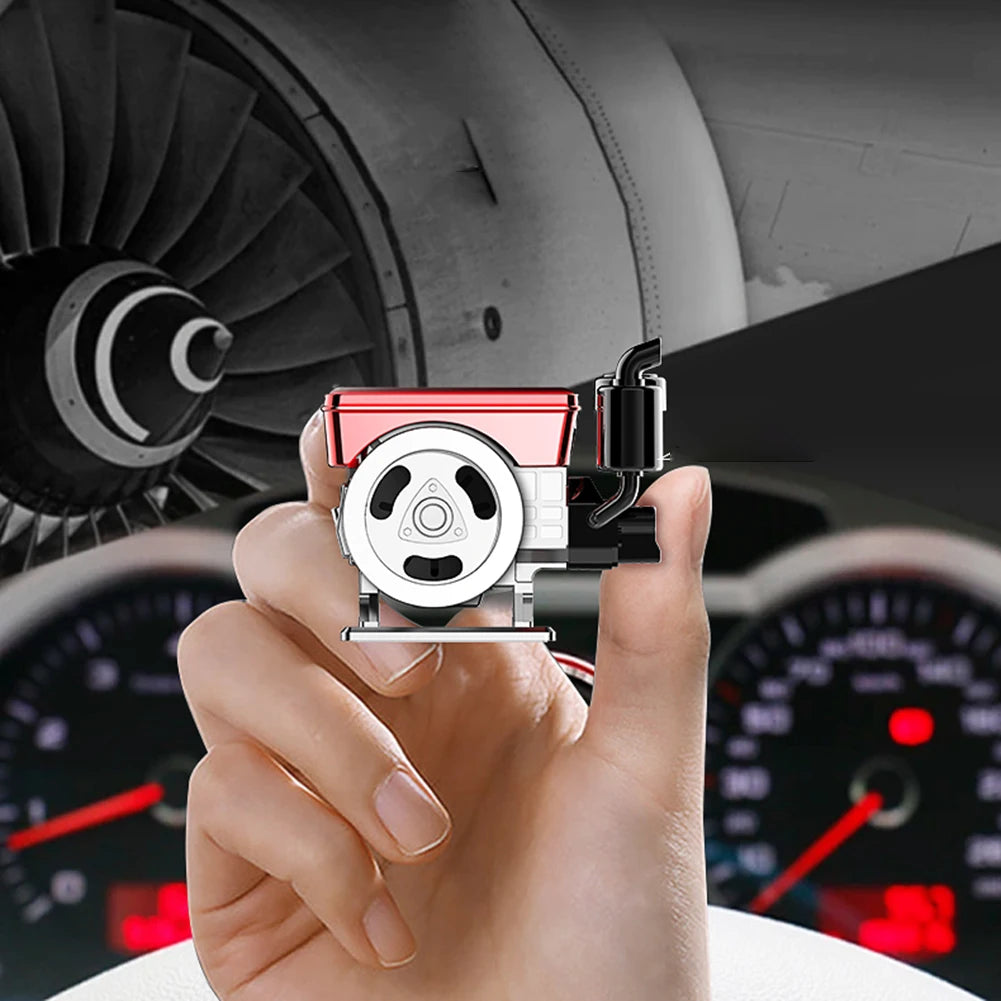 Portable Car Air Purifier Perfume Aromatherapy Diffuser Solar Powered Rotating Car Purifier Car Interior Accessories