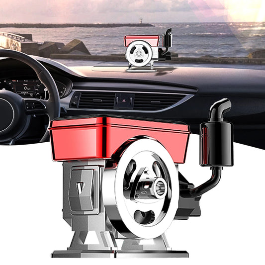 Portable Car Air Purifier Perfume Aromatherapy Diffuser Solar Powered Rotating Car Purifier Car Interior Accessories